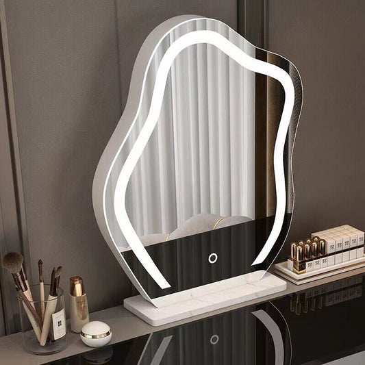 Specchio Vanity a Forma di Nuvola – con Luci LED a 3 Tonalità