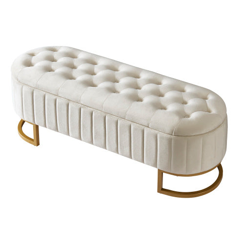 Pouf Contenitore in Velluto – Eleganza & Funzione in un Solo Gesto