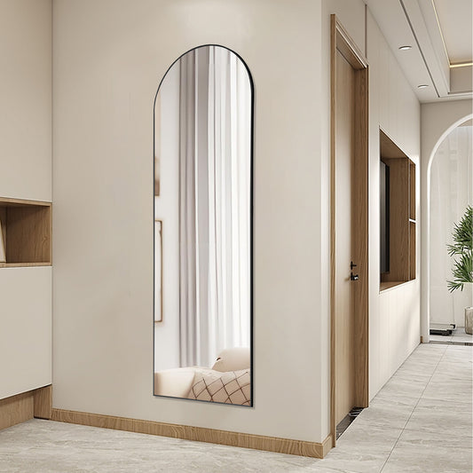 Specchio da Terra con Cornice in Alluminio – Design Sottile & Elegante