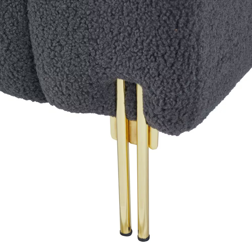 Panca in Tessuto Teddy – Comfort Morbido & Design Moderno