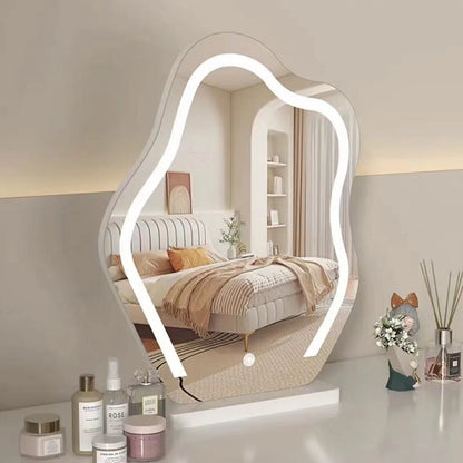 Specchio Vanity a Forma di Nuvola – con Luci LED a 3 Tonalità