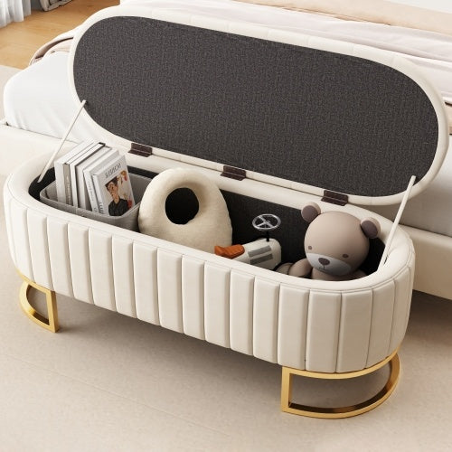 Pouf Contenitore in Velluto – Eleganza & Funzione in un Solo Gesto